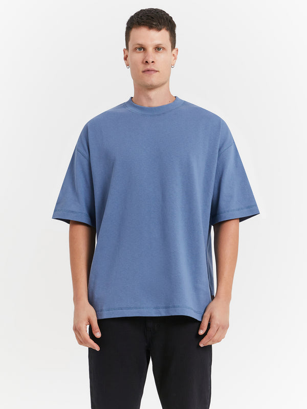 reebok classic t shirt deepblue