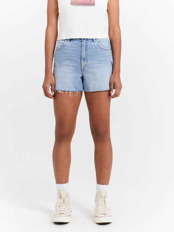 Hi Bells Relaxed Organic Cotton Short Roadie Blue, HI BELLS SHORTS