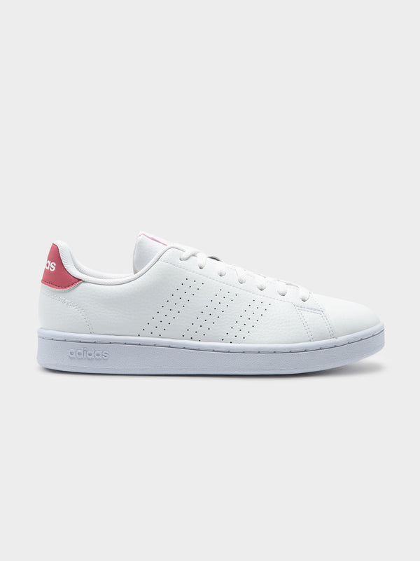 Adidas advantage clean shop mesh sneaker - women's