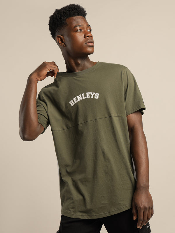 Henleys Elite Loose-fit T-shirt In Forest Green 