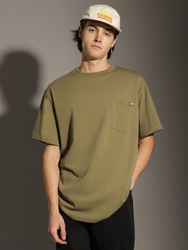 Dickies Ws450 Heavyweight T Shirt In Mushroom Mushroom Glue Store