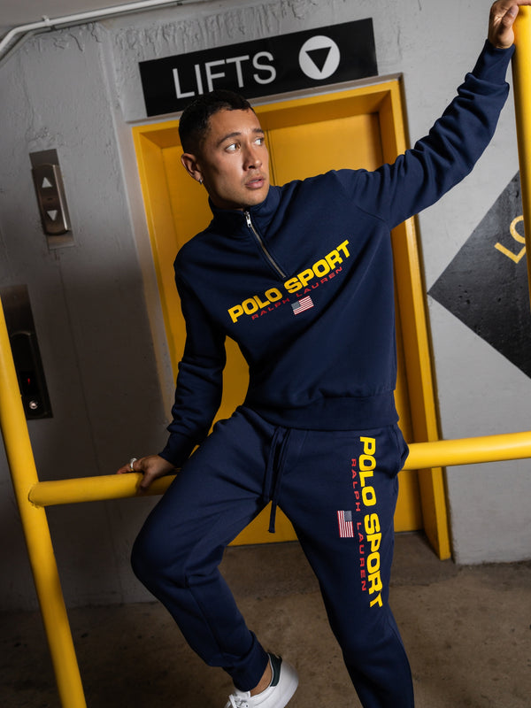 Polo Sport Track Pants in Cruise Navy - Glue Store