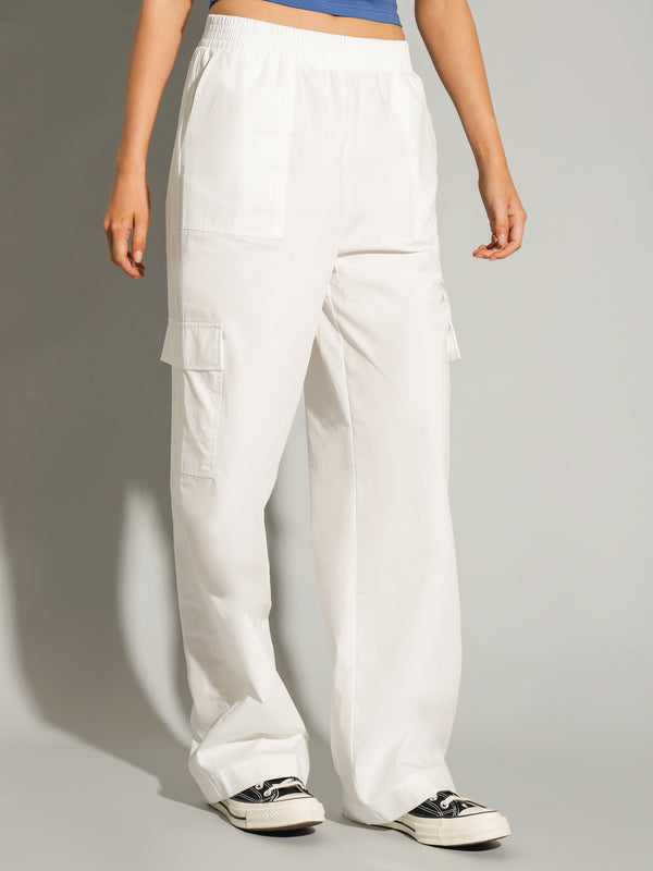 Inux Cargo Pants in Off White - Glue Store