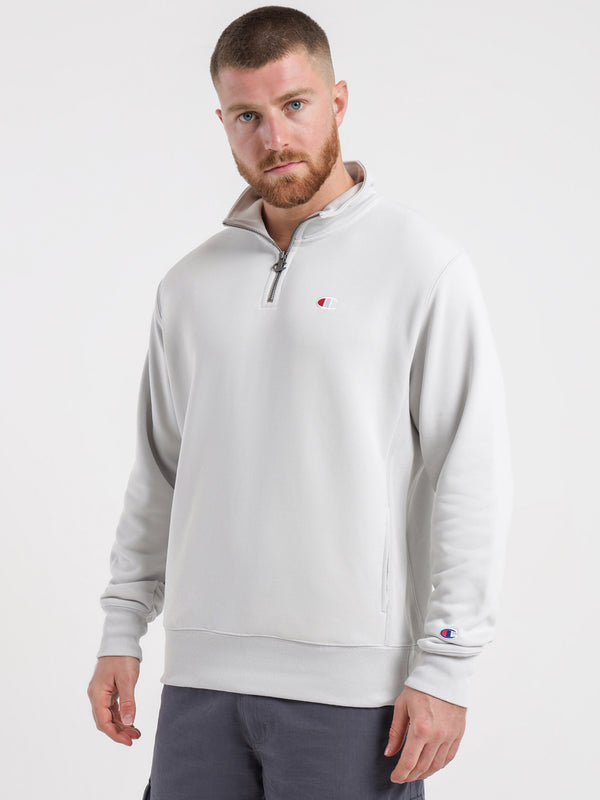 Half zip hot sale sweater champion