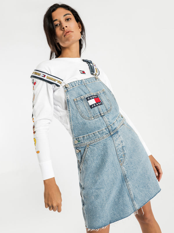 Tommy jeans outlet overall dress