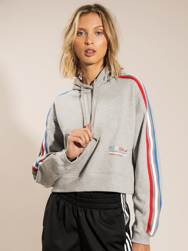 Trefoil hot sale crop hoodie