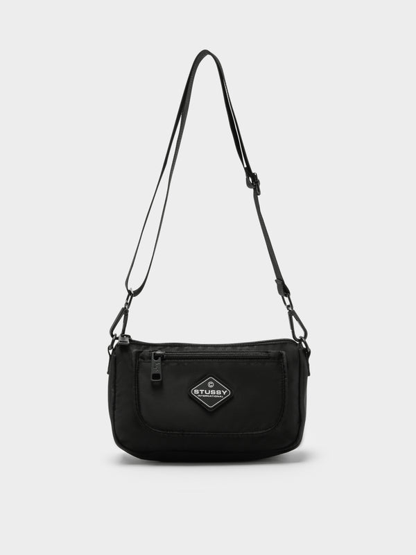 Stussy International Cross Body Bag in Black Black | Glue Store