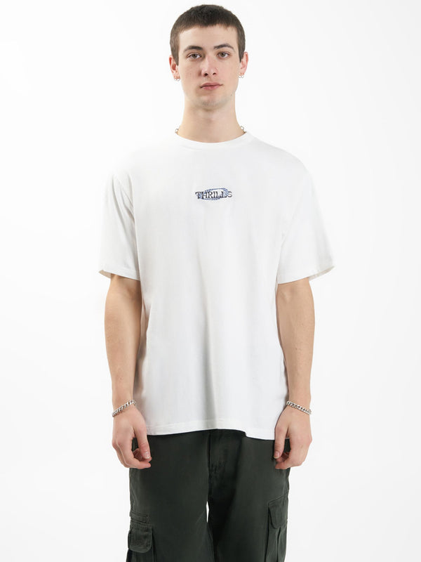 Thrills Spectral Merch Fit T-Shirt Dirty white | Glue Store