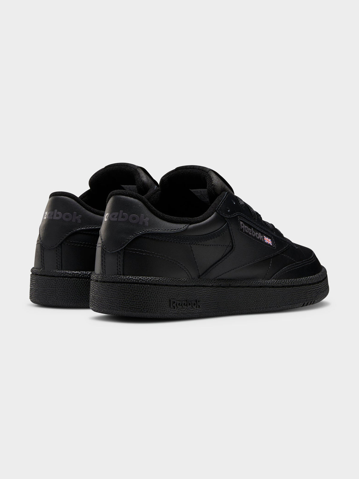 Reebok Club C 85 In Black & Charcoal | Black/Charcoal