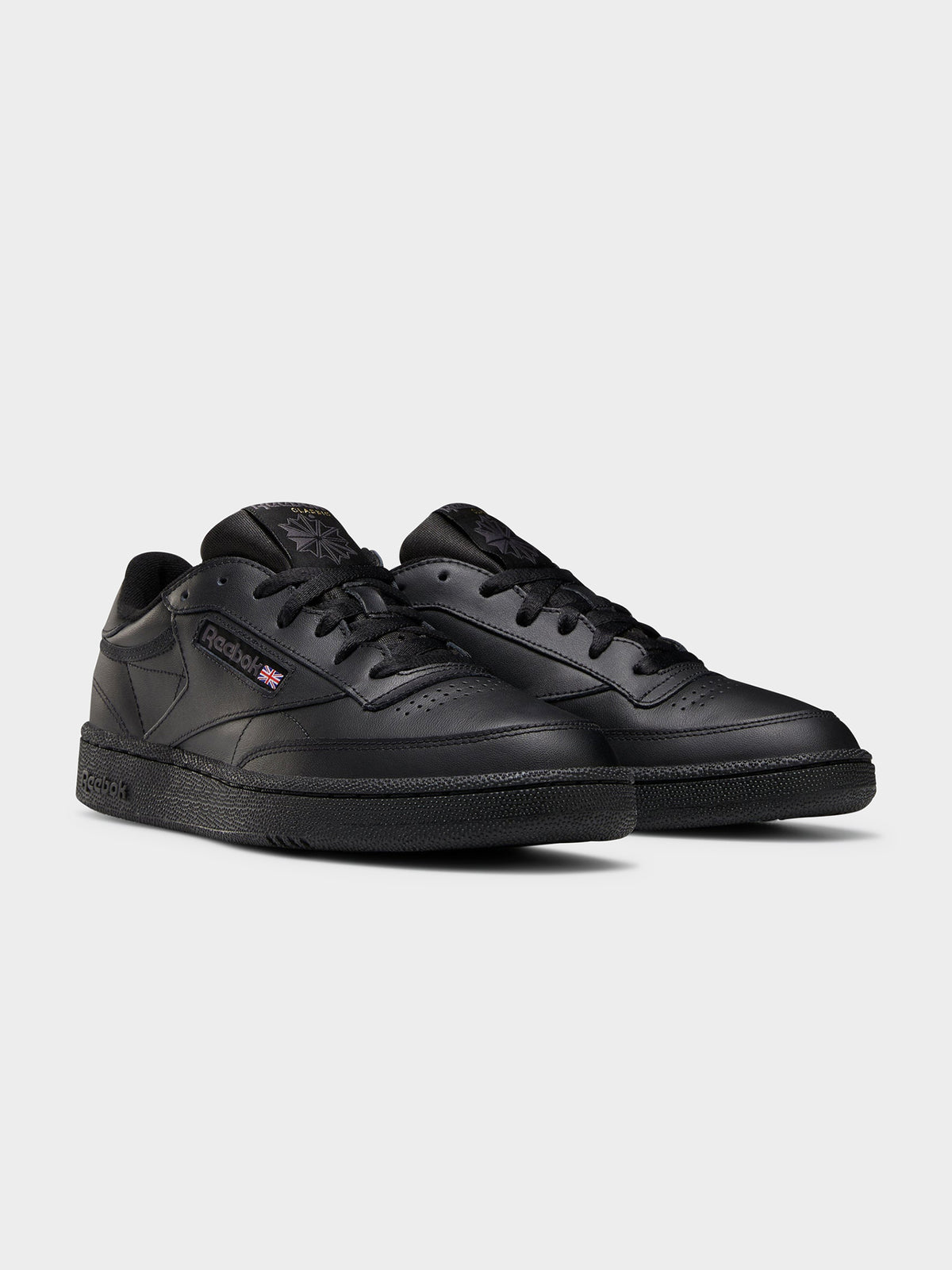 Reebok Club C 85 In Black & Charcoal | Black/Charcoal