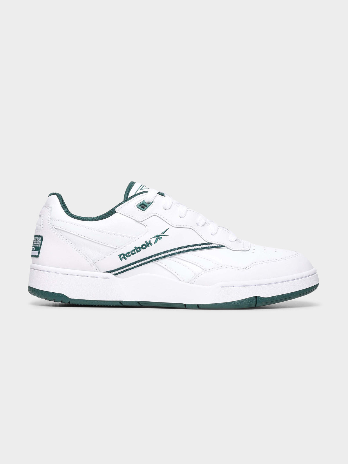 Reebok BB 4000 II In White & Green | White/Collegiategreen