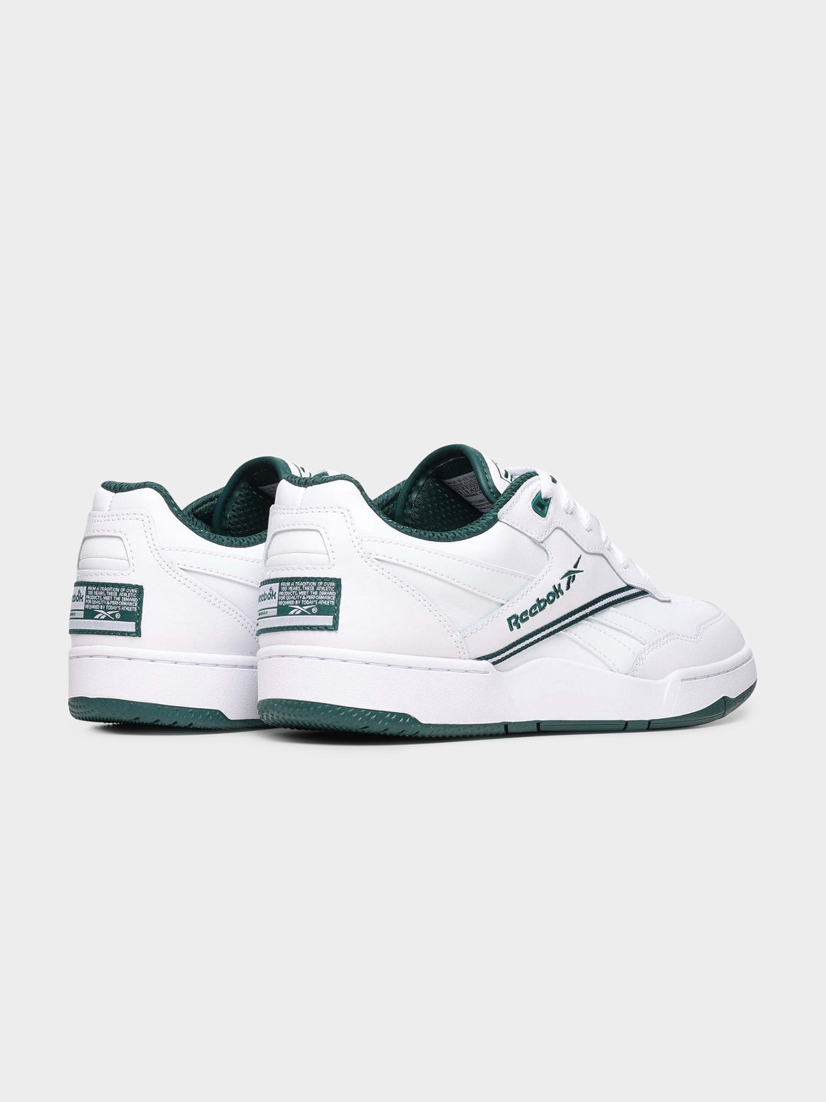 Reebok BB 4000 II In White & Green | White/Collegiategreen