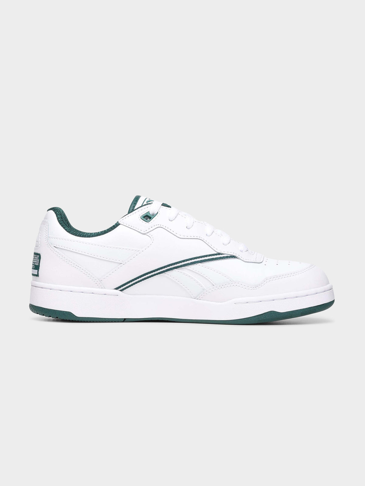 Reebok BB 4000 II In White & Green | White/Collegiategreen