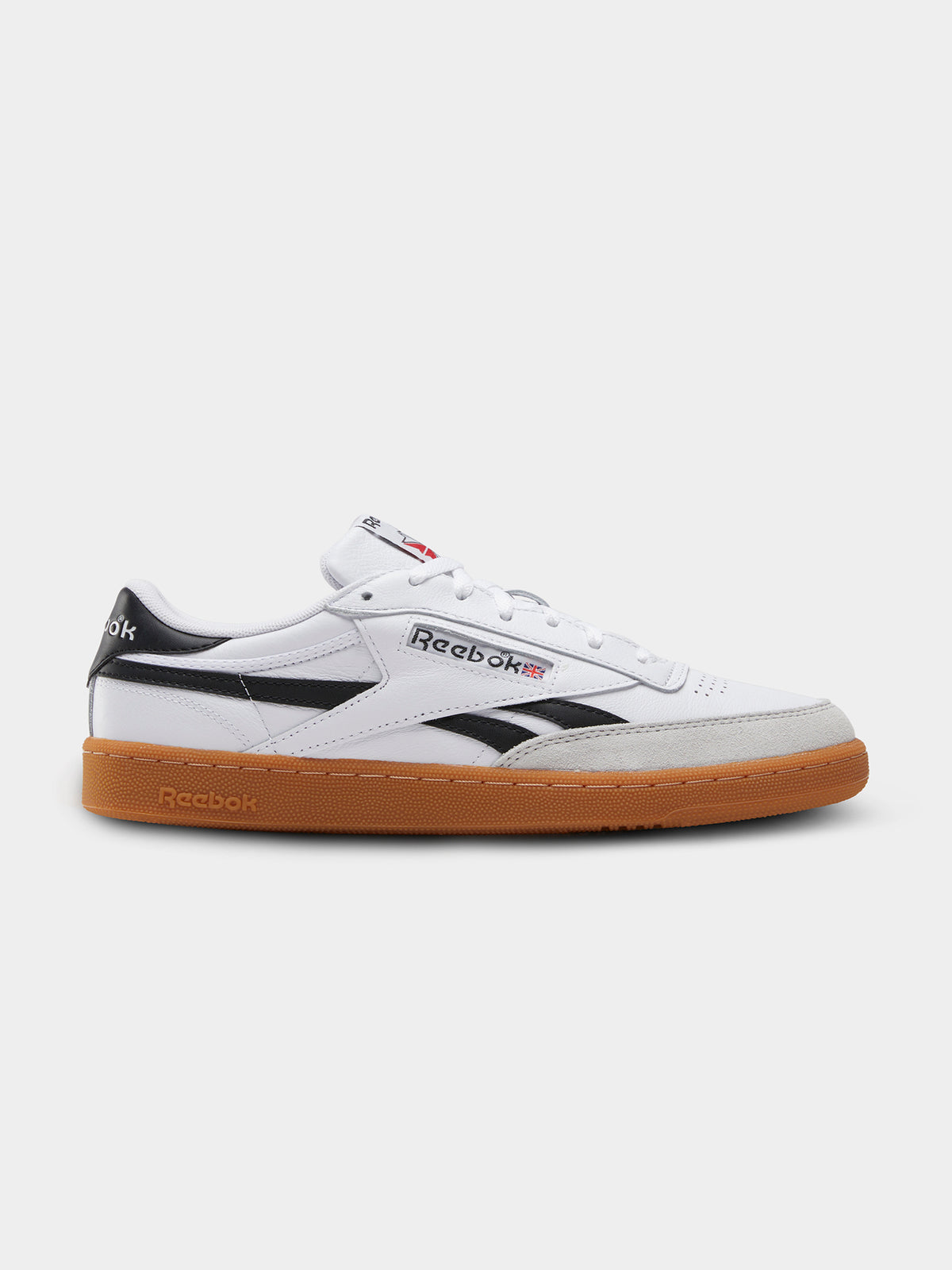 Reebok Unisex Club C Revenge Sneakers | White/Black/Gum