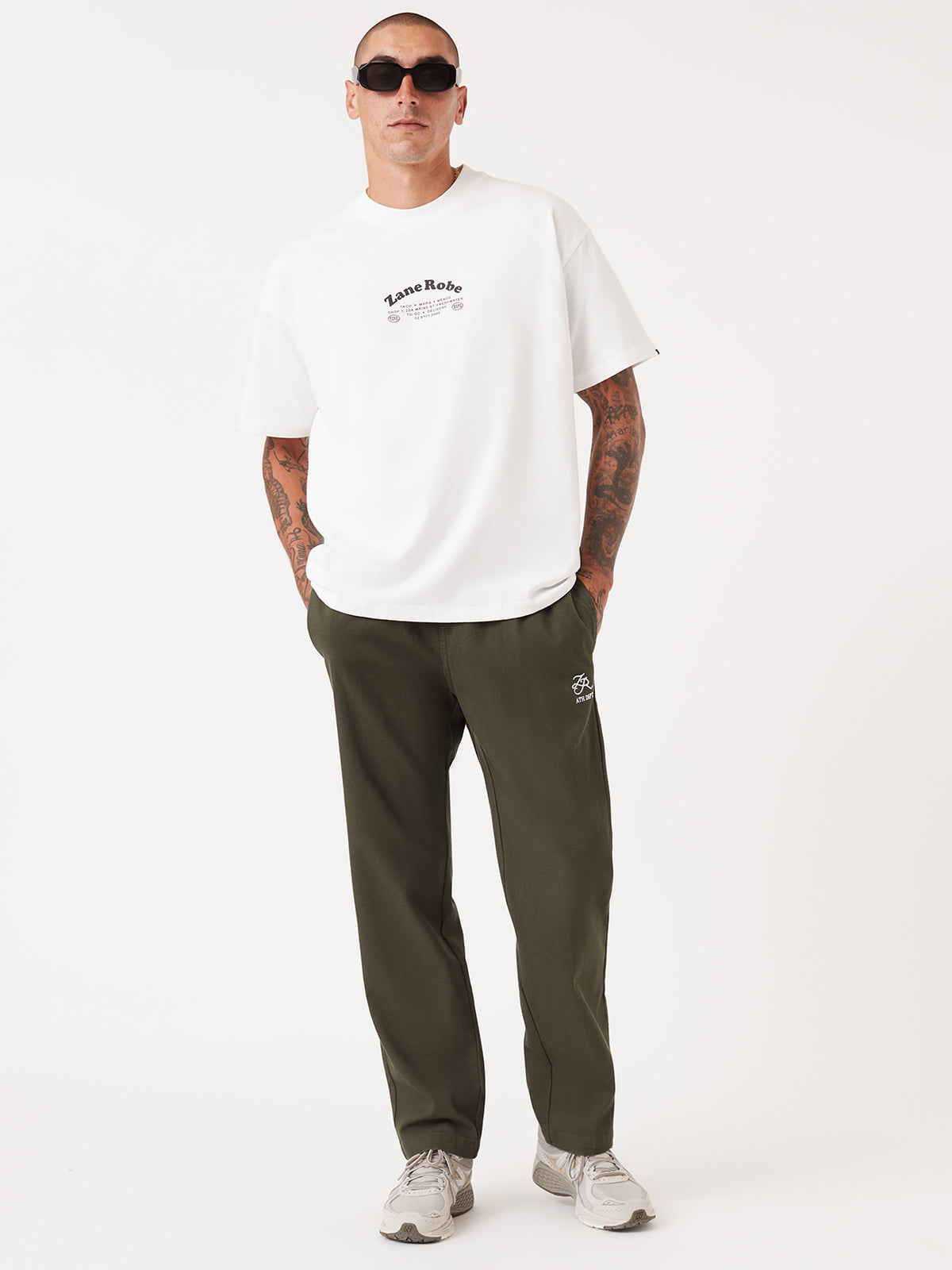 Zanerobe Taqueria Box Tee | Vintage White