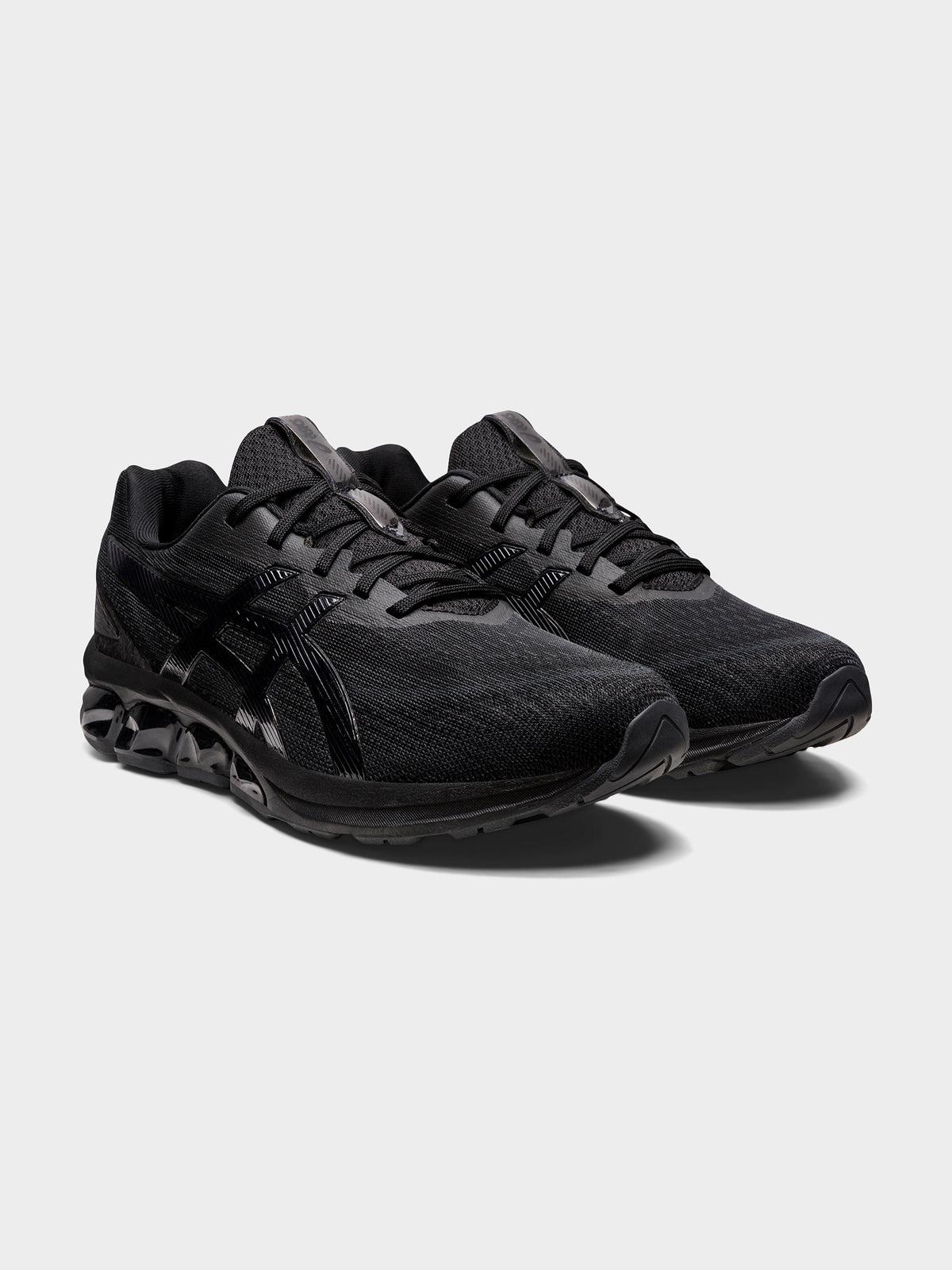 Asics Mens Gel Quantum 180 VII Runners in Black | Black/Black