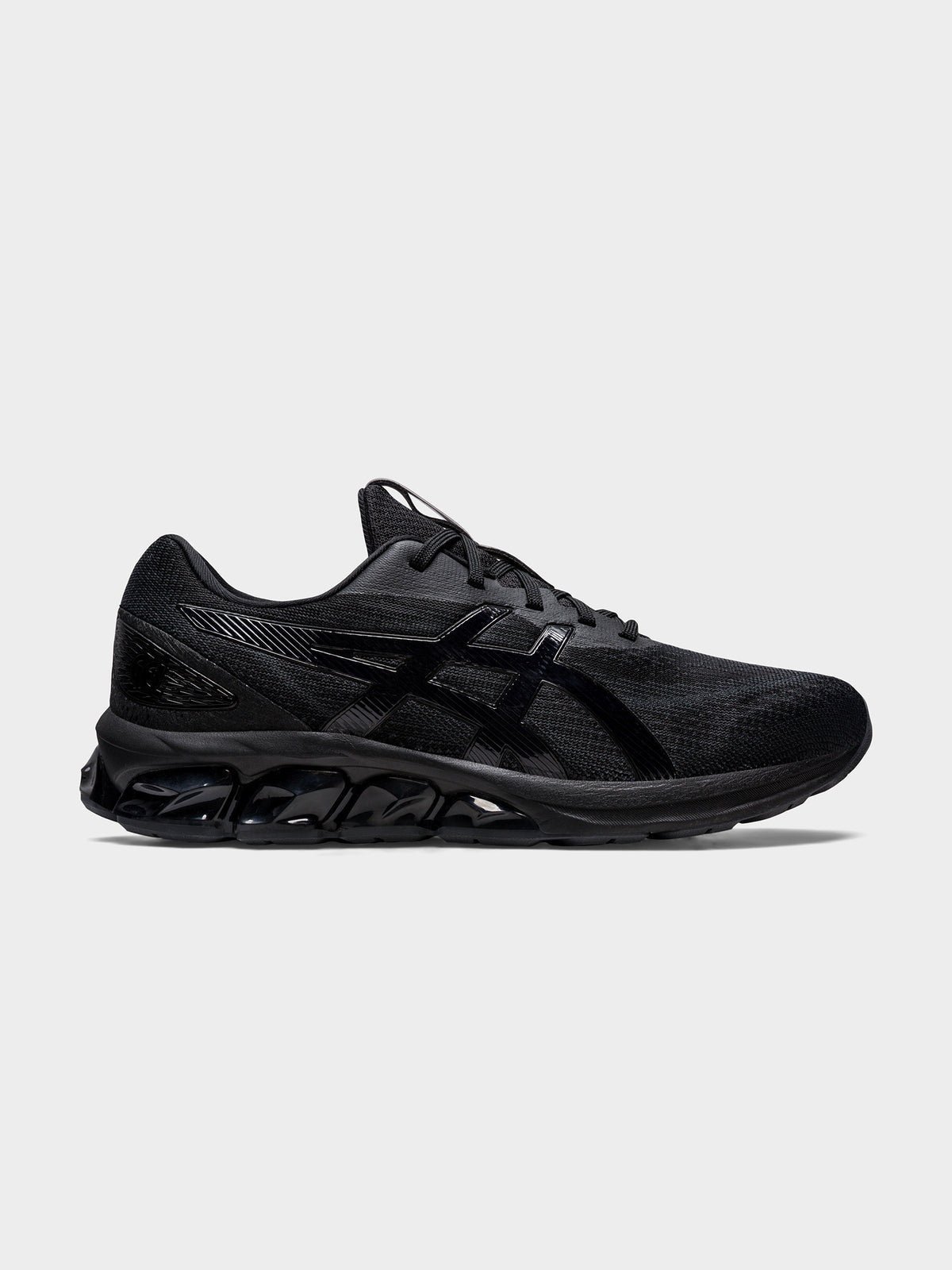 Asics Mens Gel Quantum 180 VII Runners in Black | Black/Black