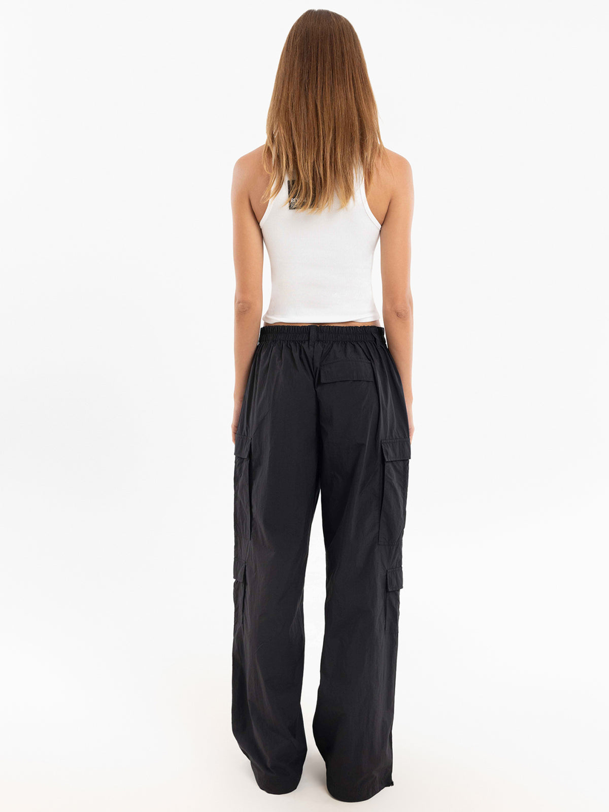 Stussy Stock Nylon Cargo Pants | Black