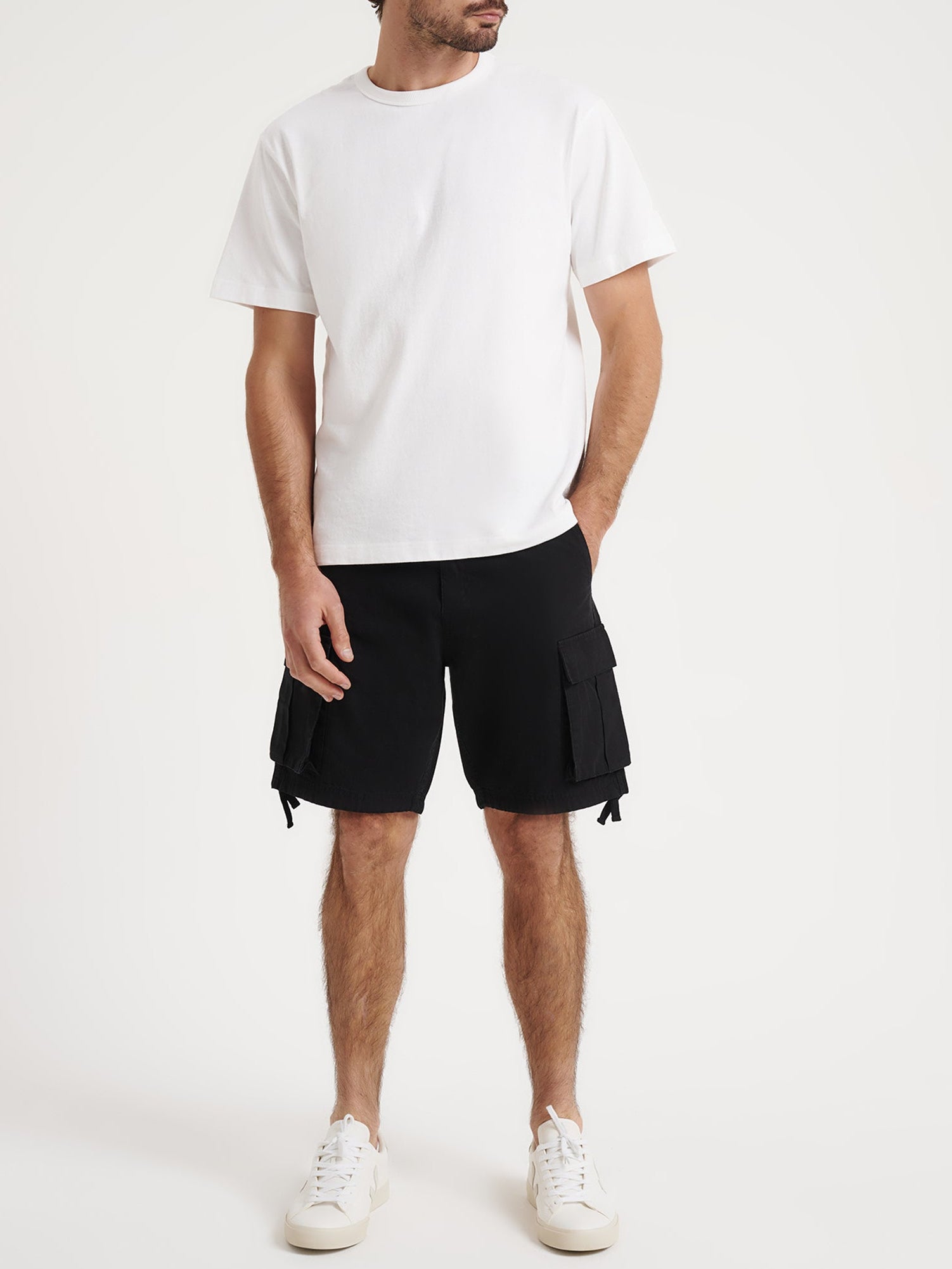 Wyatt Cargo Shorts in Black