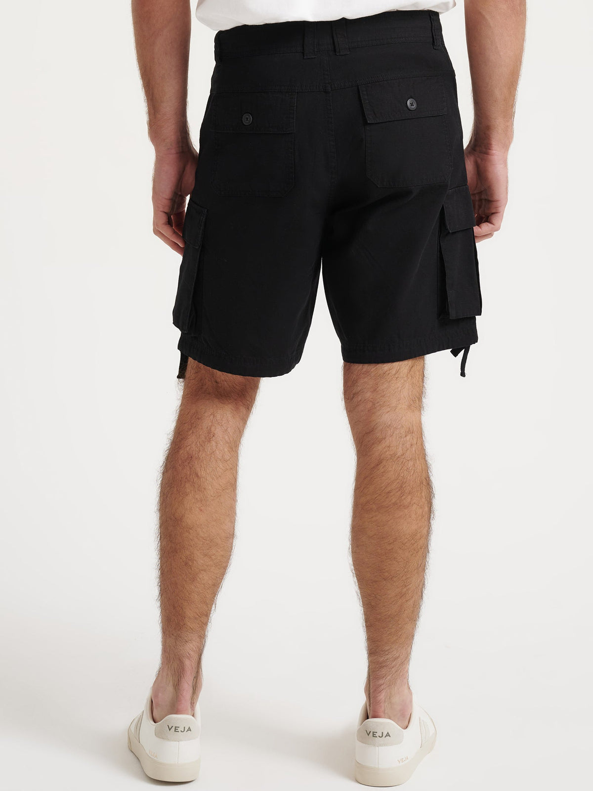 Article One Wyatt Cargo Shorts in Black | Black