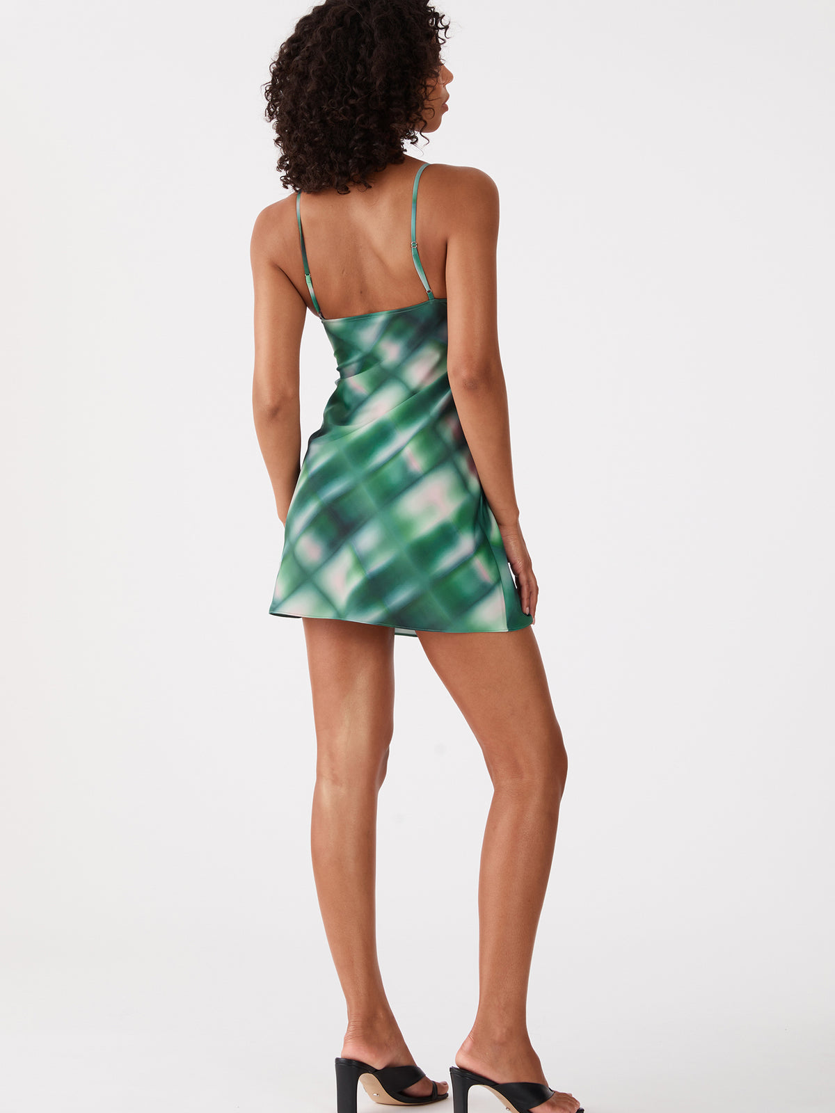 San Sloane Axel Mini Dress in Chaos | Green