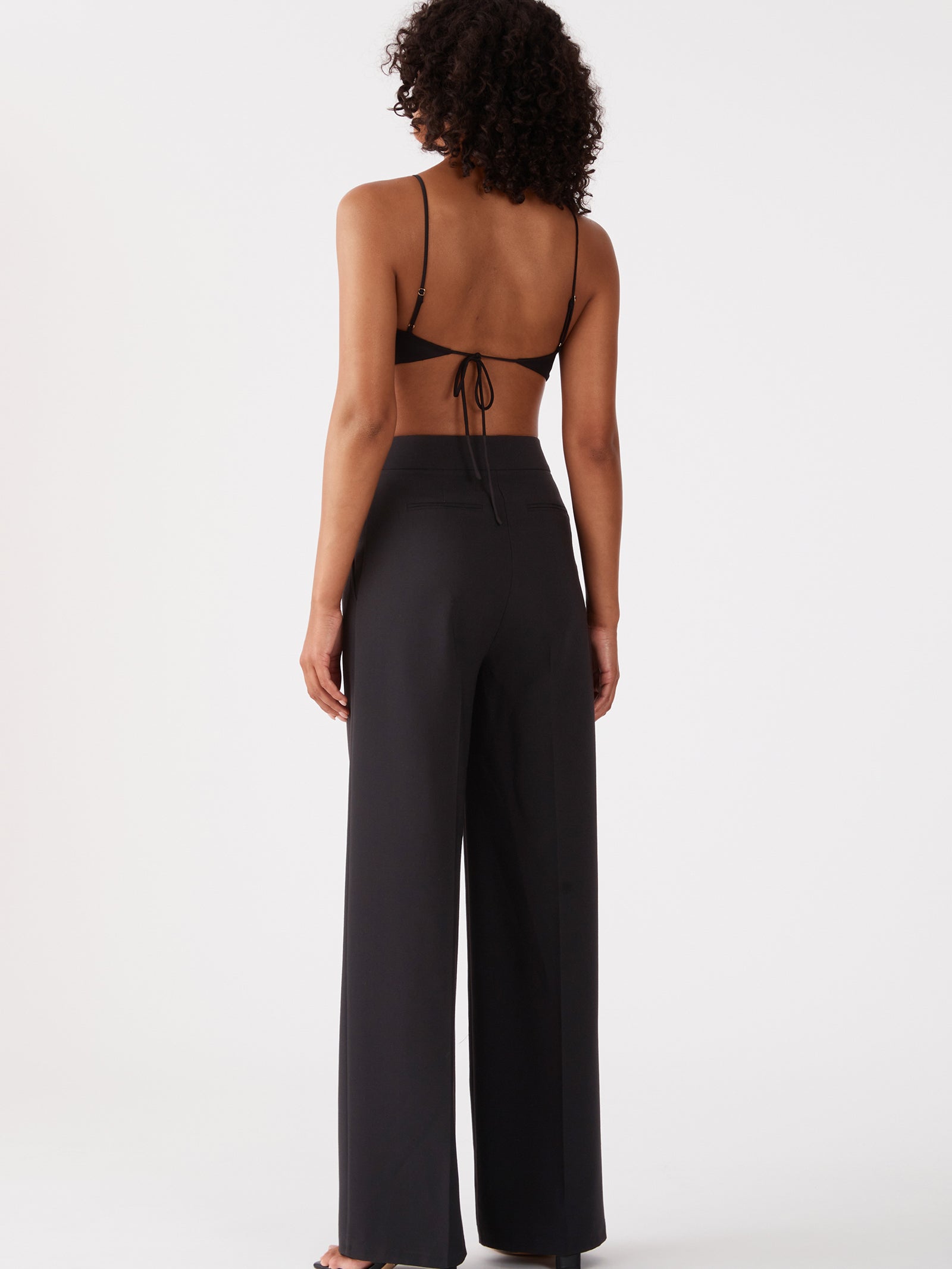 Chantal Wide Leg Pants in Black - Glue Store