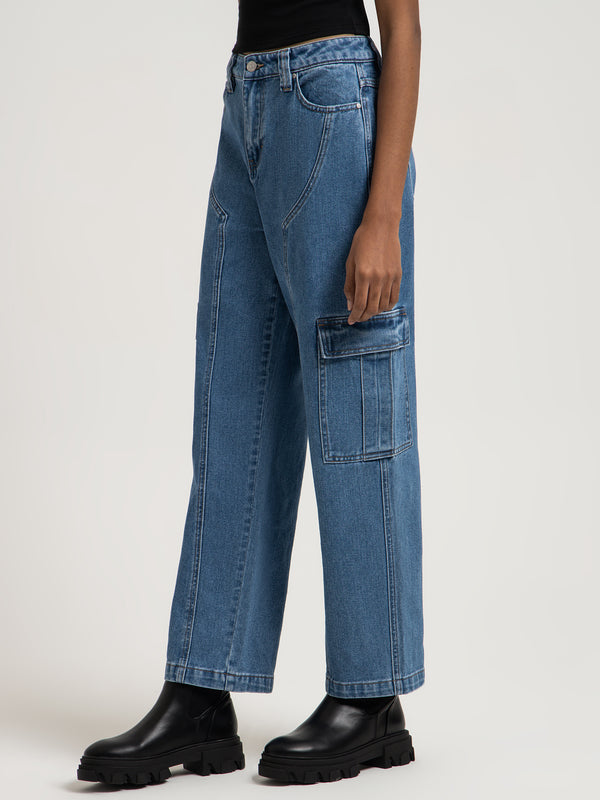 Beyond her Blair Workwear Jeans in River River | Glue Store