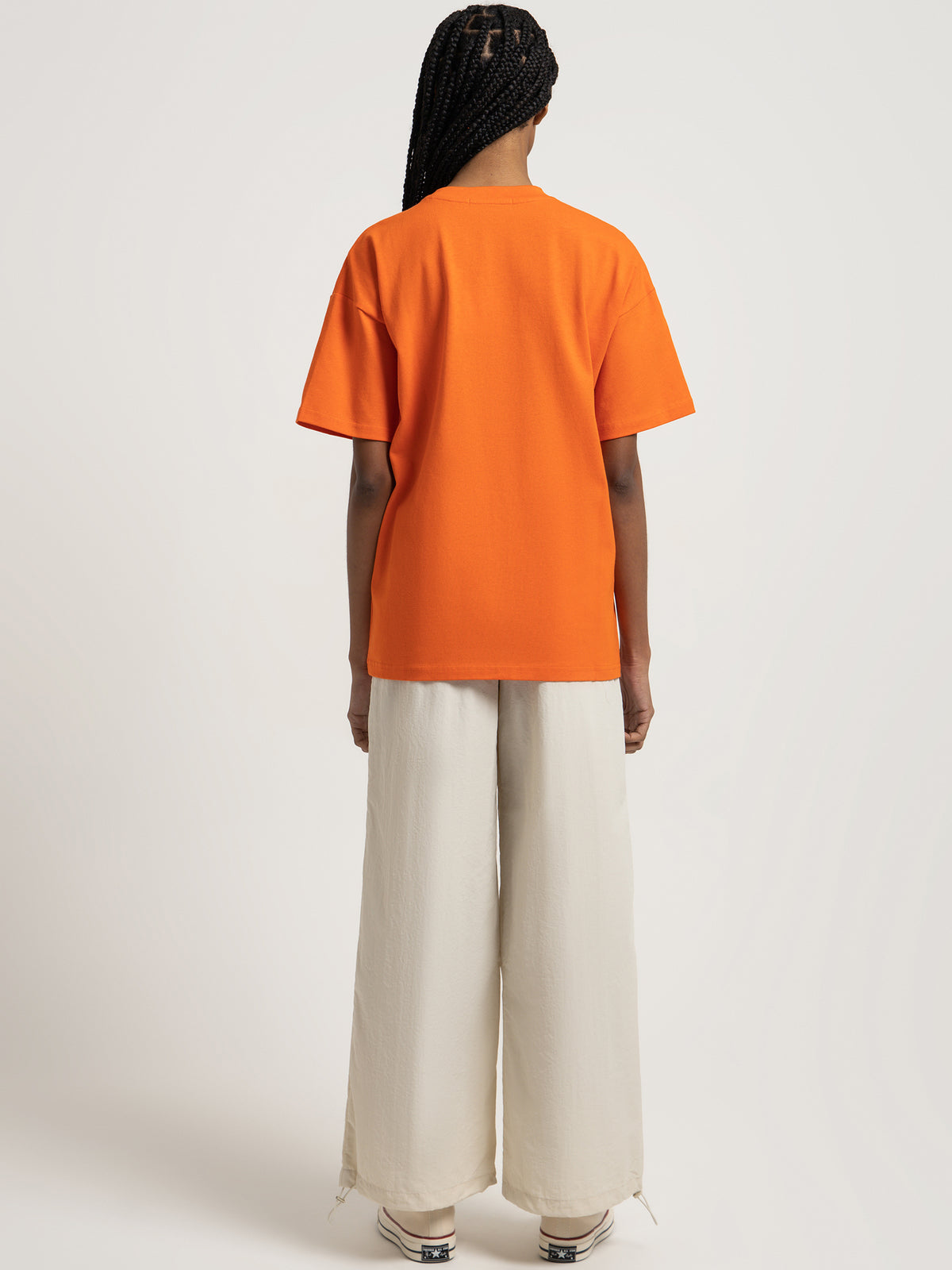 OWWY Embossed Owwy T-Shirt in Pepper Orange | Pepper