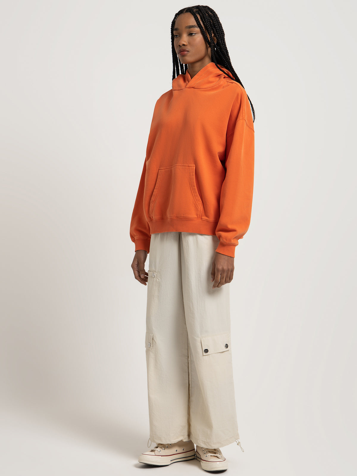 OWWY Owwy Origins Washed Hoodie in Pepper Orange | Pepper