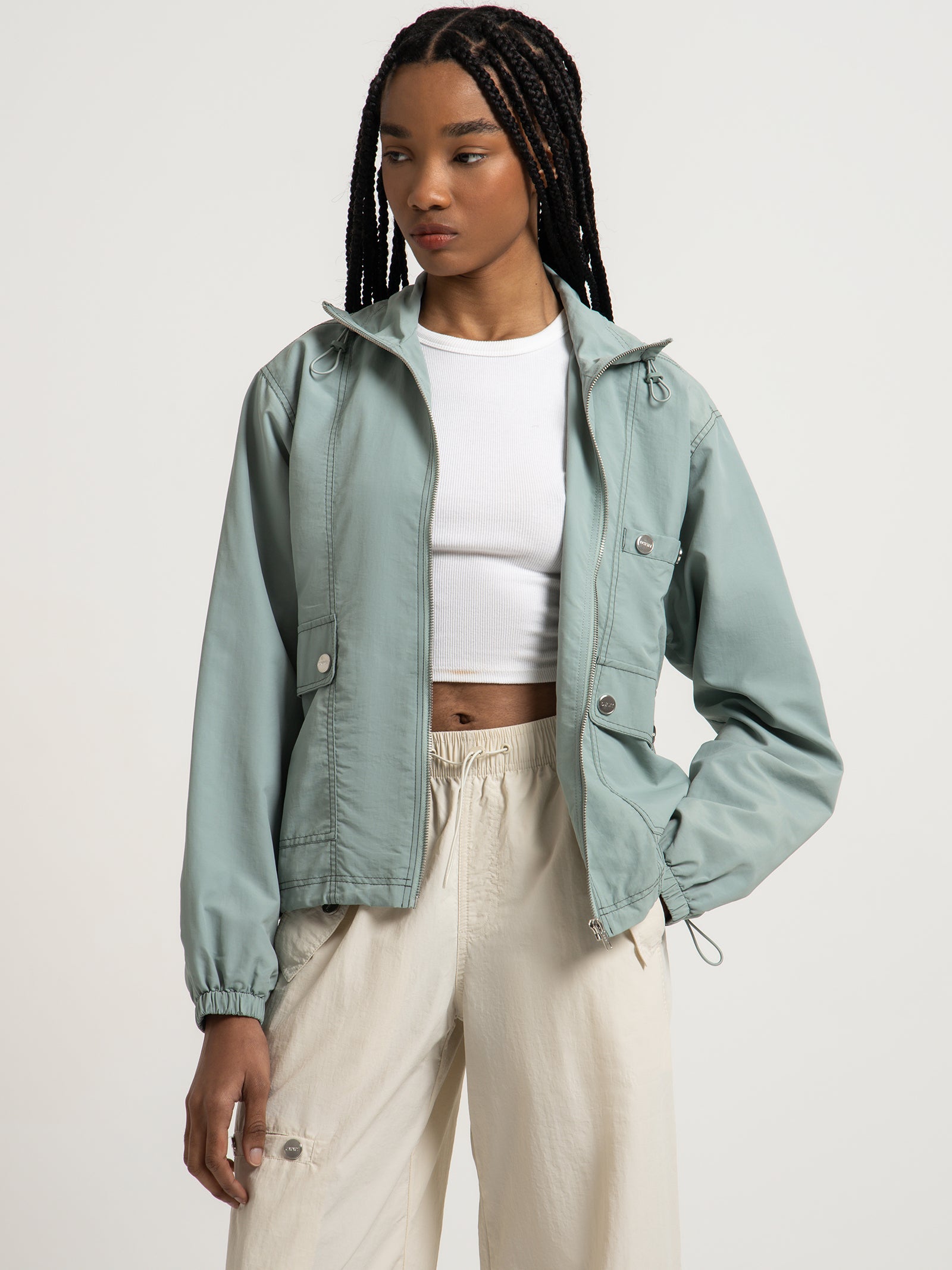 Owwy Alva Jacket in Sage Green Sage | Glue Store