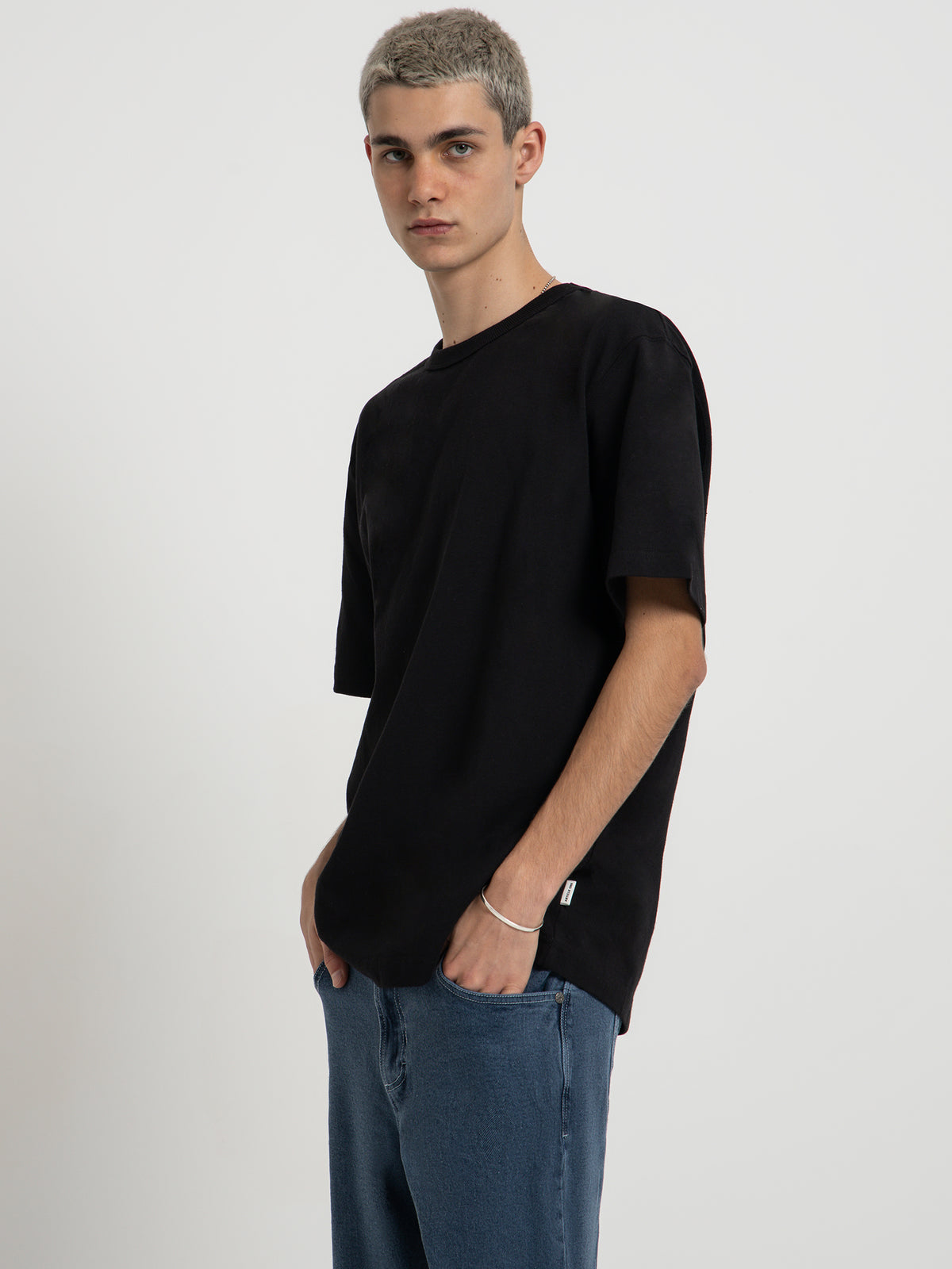 Article One Heavyweight Crew T-Shirt in Black | Black