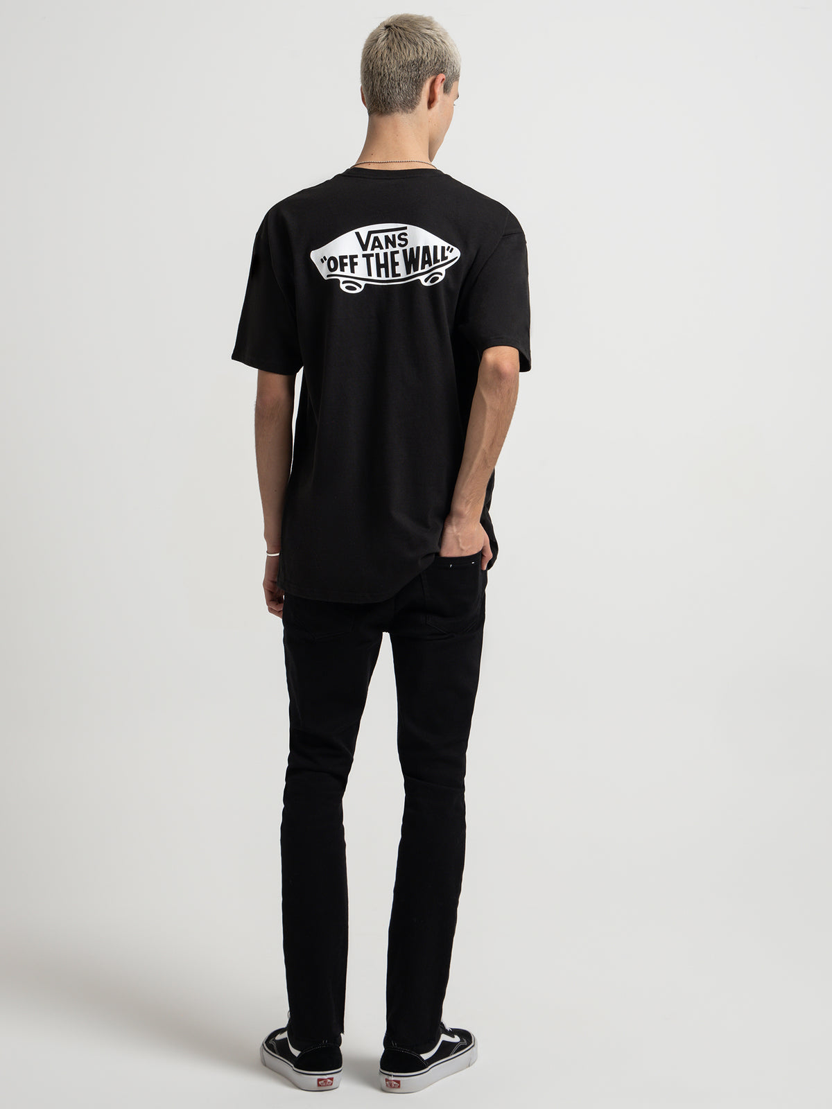 Vans OTW Classic Back T-Shirt in Black | Black/White