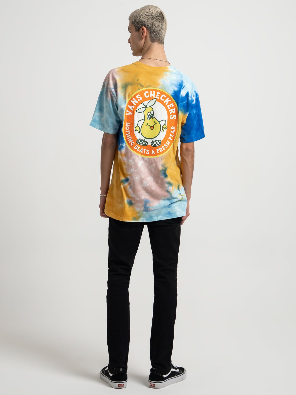 Vans Fresh Pear Tie Dye T-Shirt in Teal | Teal