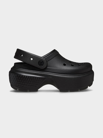 Stomp Clog In Black