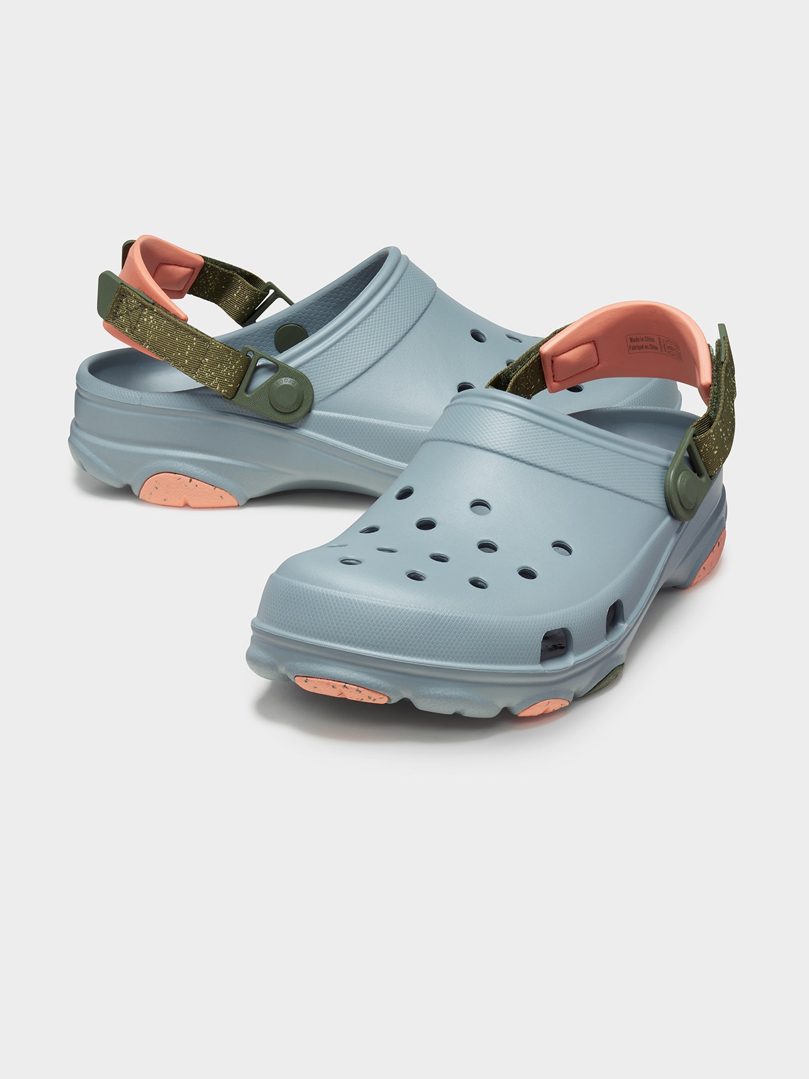 Dusty green crocs online