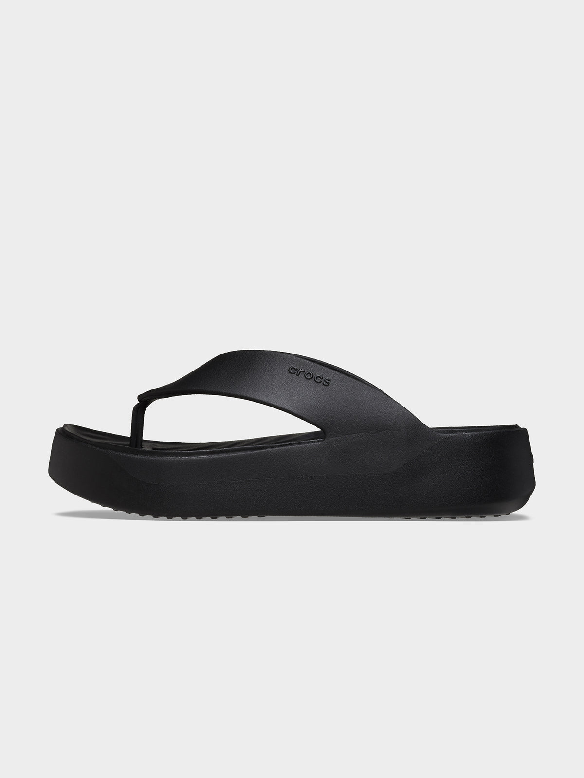 Crocs Getaway Platform Flip In Black | Black