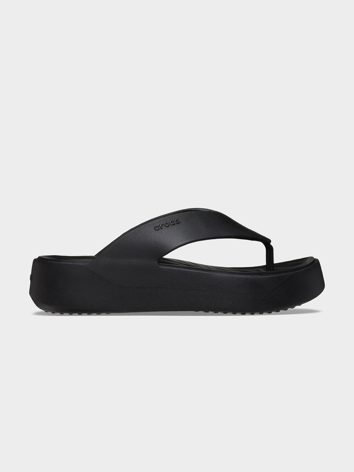 Crocs Getaway Platform Flip In Black | Black