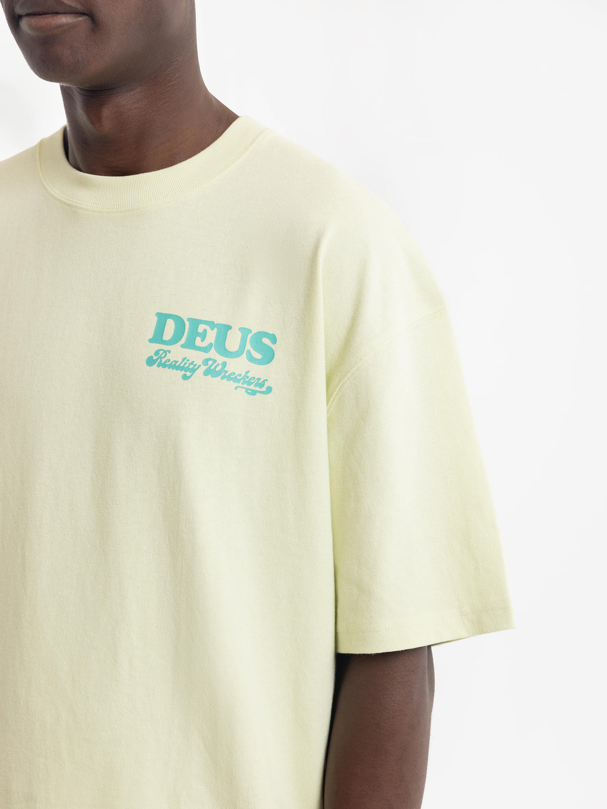 Deus Wreckoning Short Sleeve T-shirt | White Jade