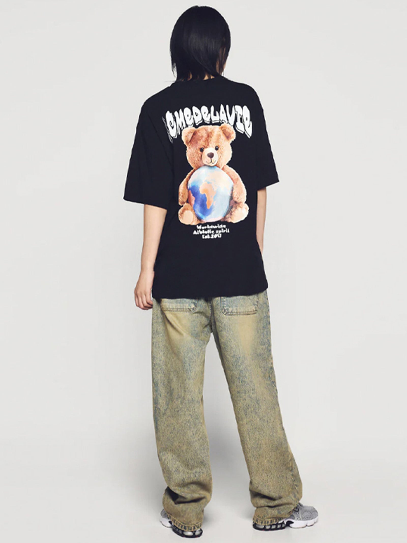 World Wide Globe Bear Tee