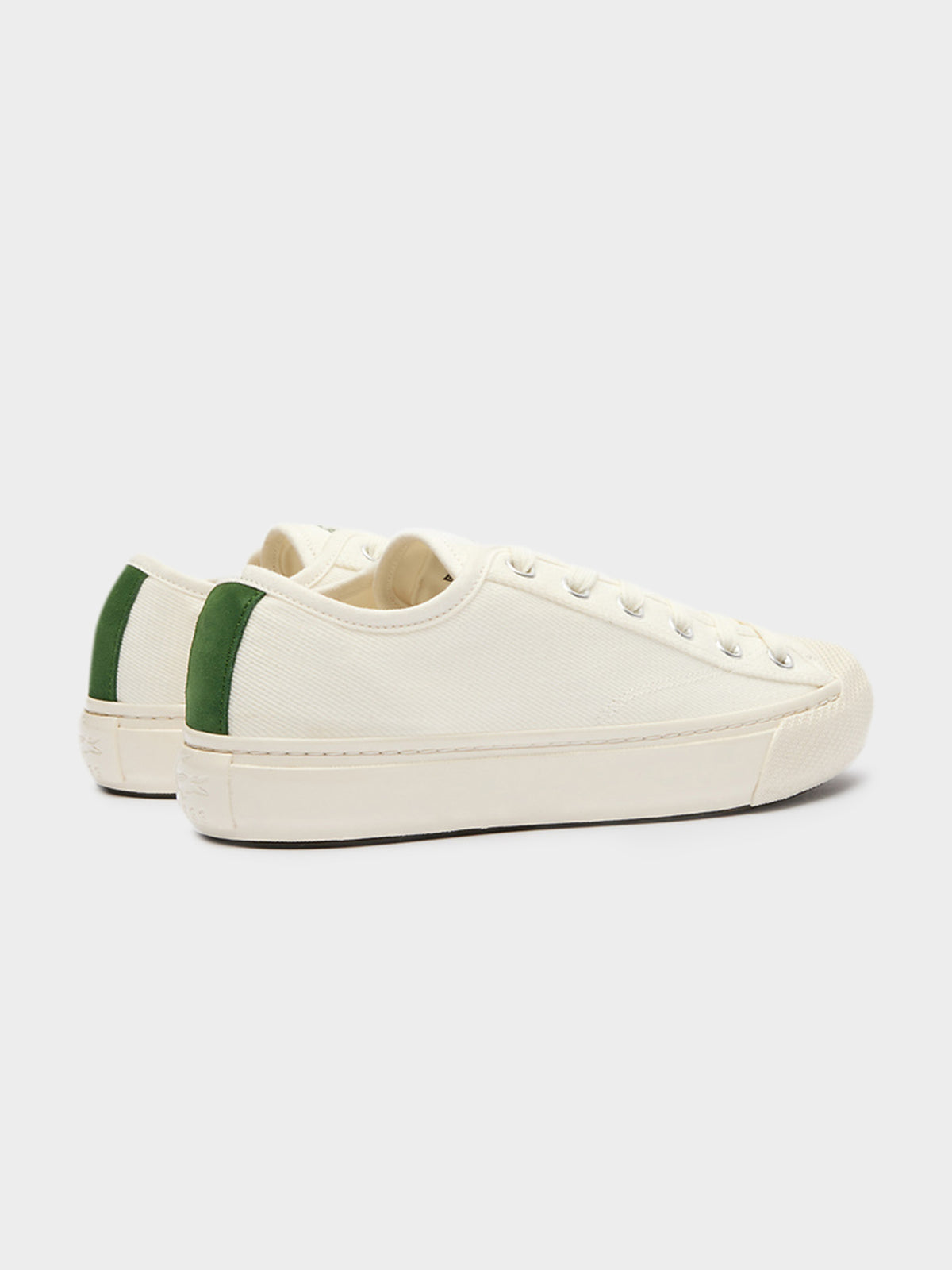 Lacoste Men's Backcourt 2.0 Sneakers | Off White/Off White