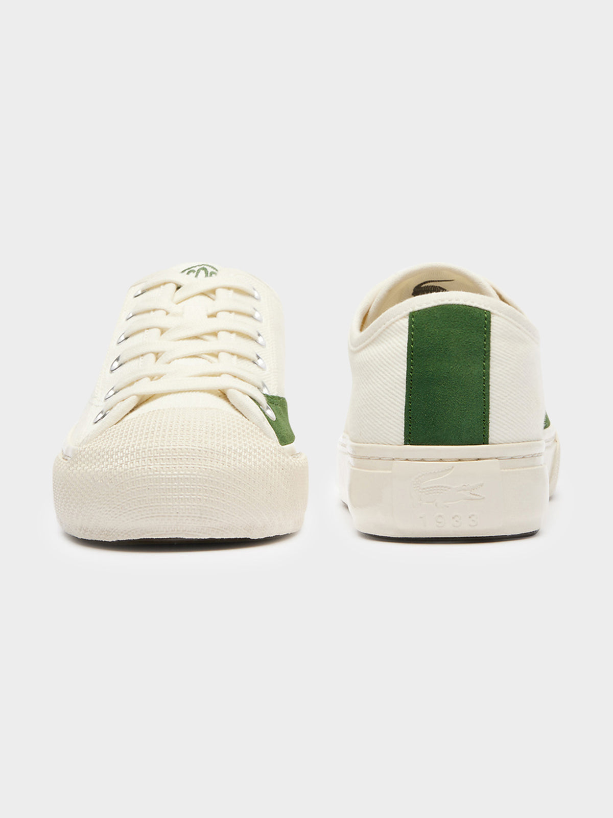 Lacoste Men's Backcourt 2.0 Sneakers | Off White/Off White