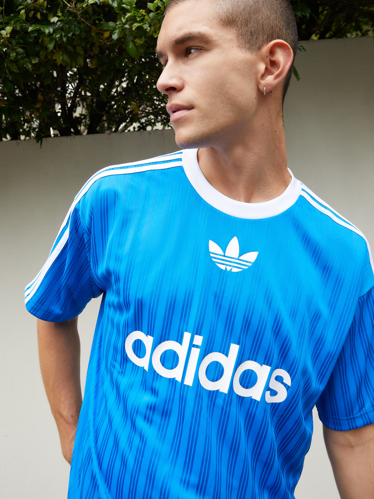 Adidas Adicolor T-Shirt in Bluebird & White | Bluebird/White
