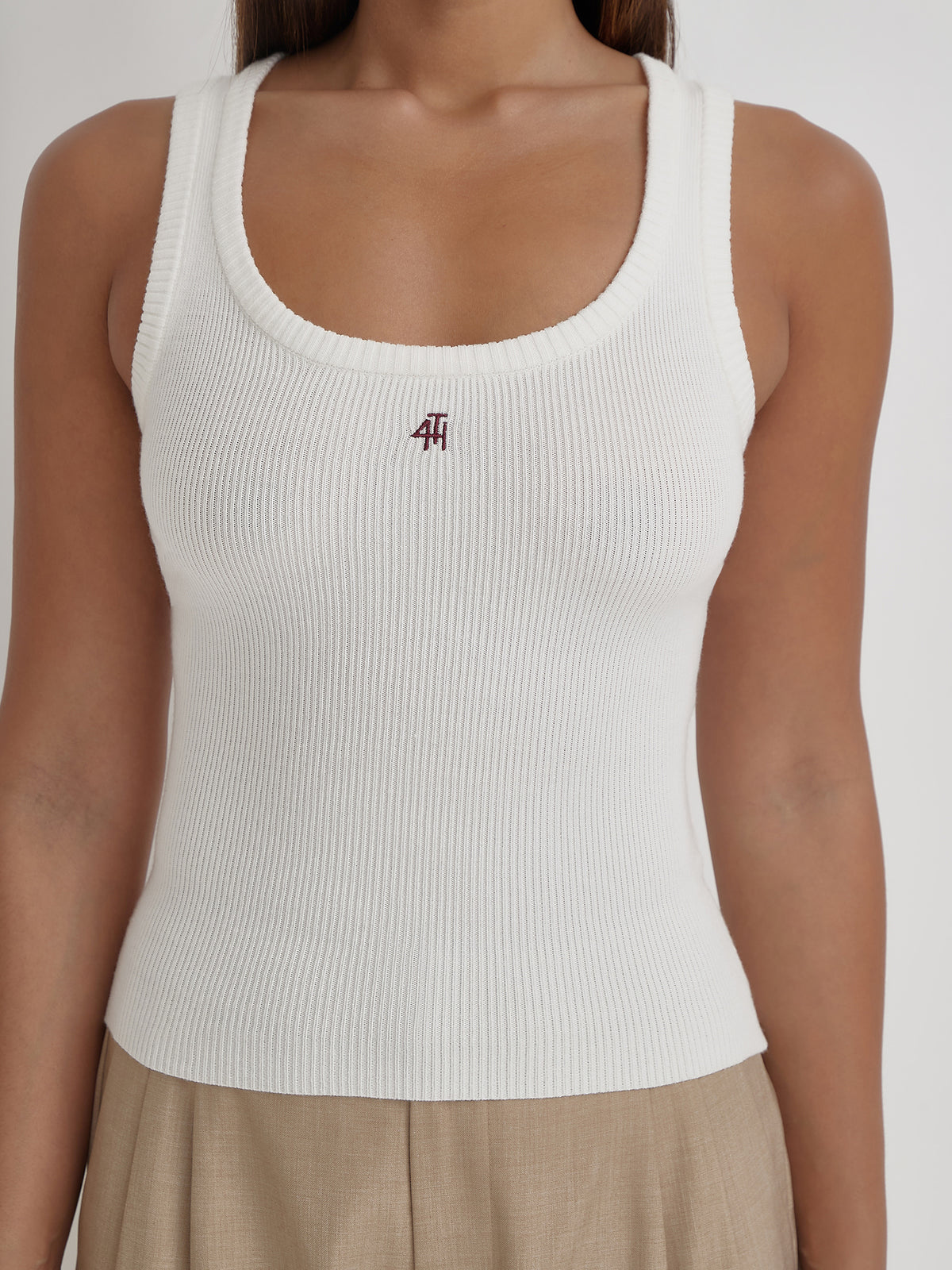 4th & Reckless Kasia Tank | Cream