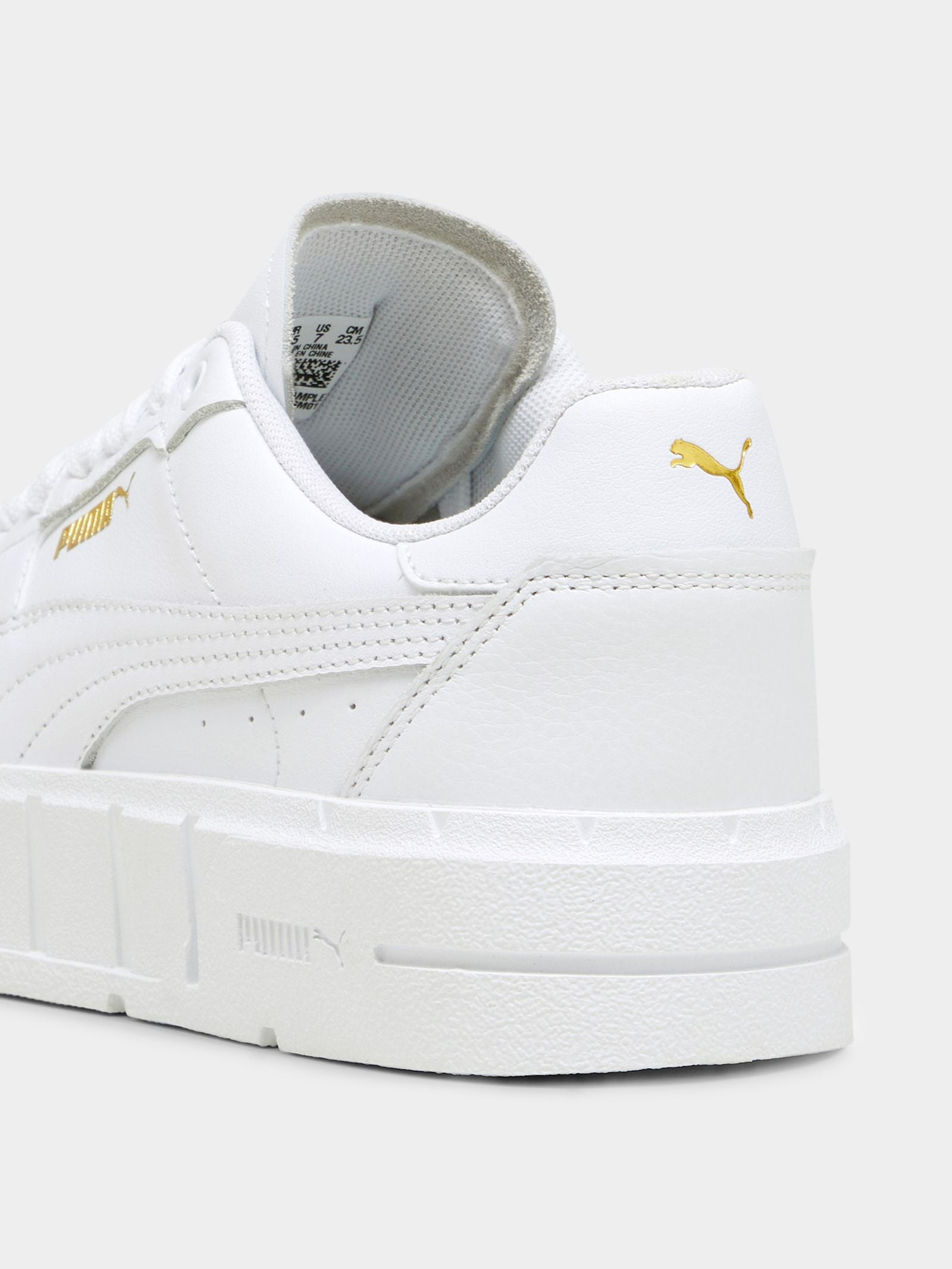 Puma Womens Cali Court Lth Sneaker in Puma White | Glue Store