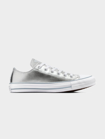 Converse chuck sales taylor plateadas