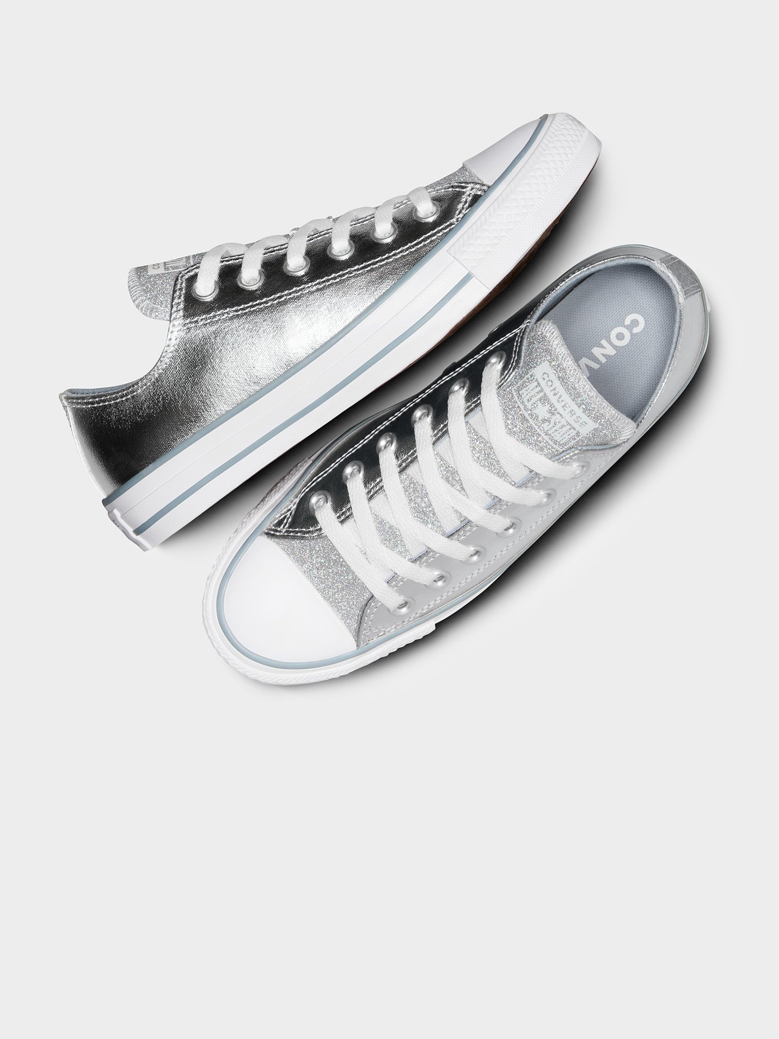 Womens Chuck Taylor All Star Sparkle Party Low Top Sneake | Glue Store