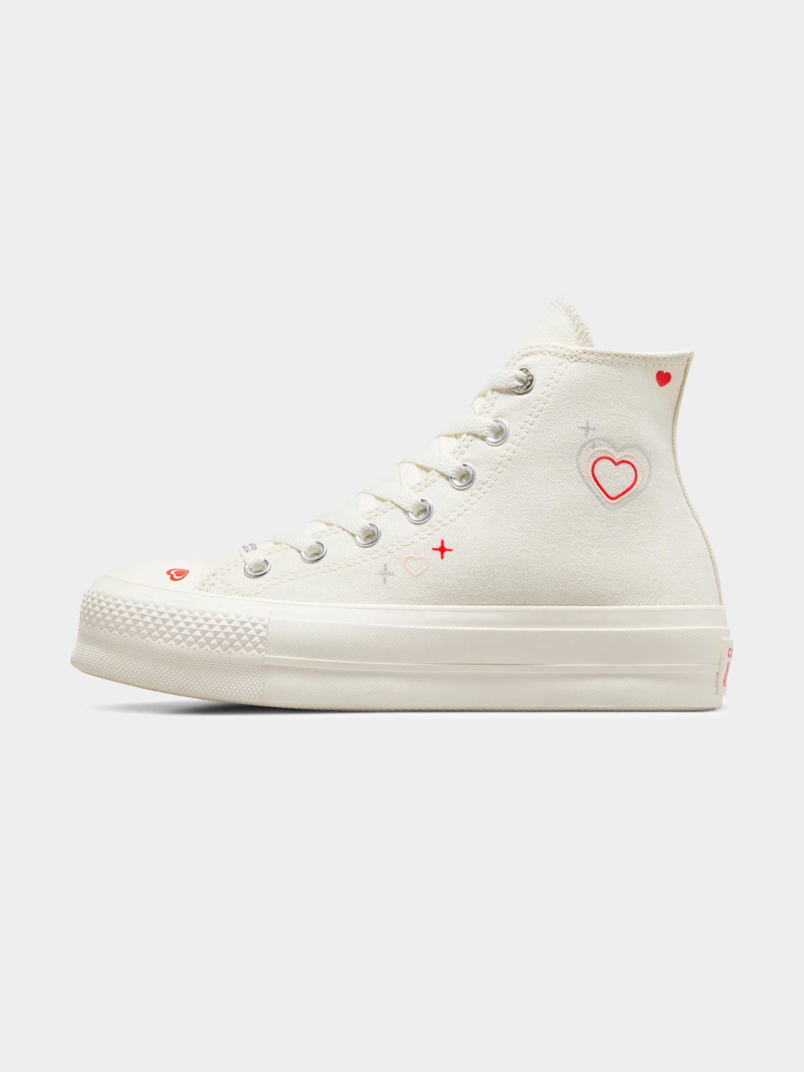 Cdg cream converse outlet small heart