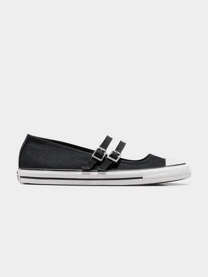 Womens CTAS Dainty Mary Jane In Black & Egret