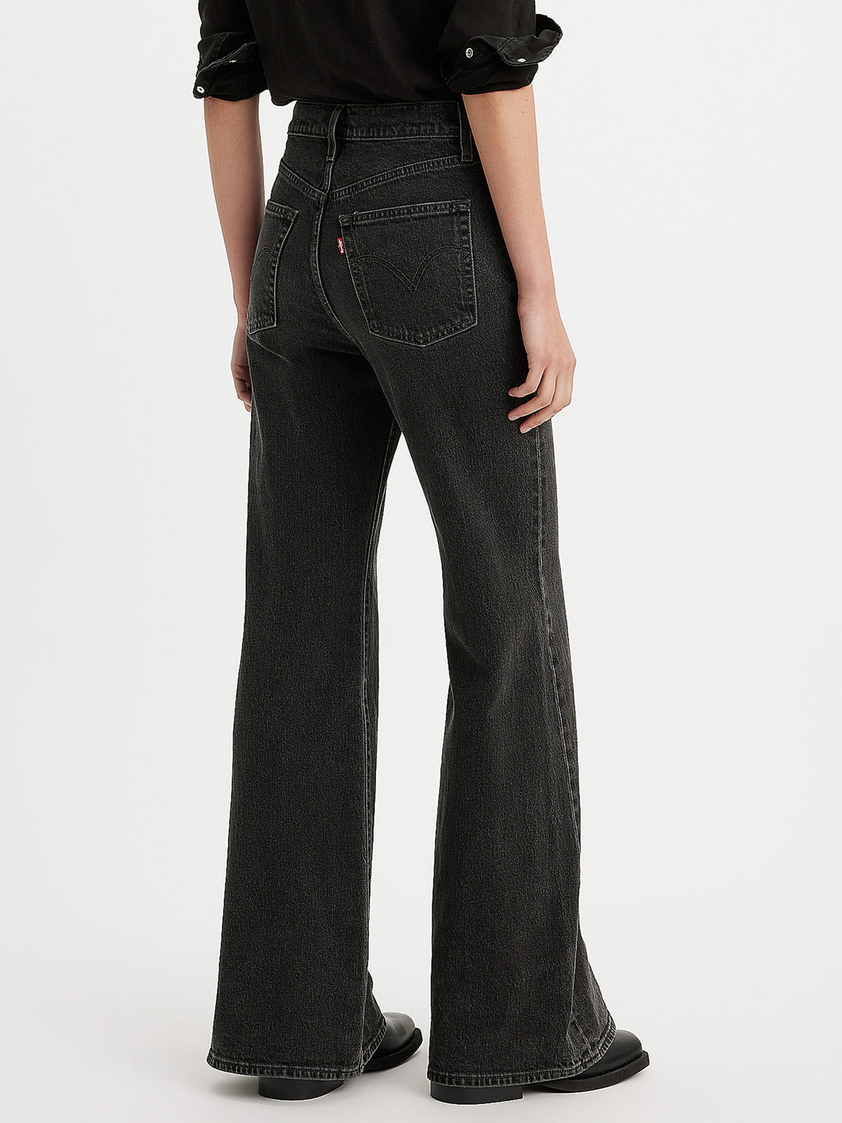 Levis Ribcage Bells Flare Jeans | On The Town No Crackle