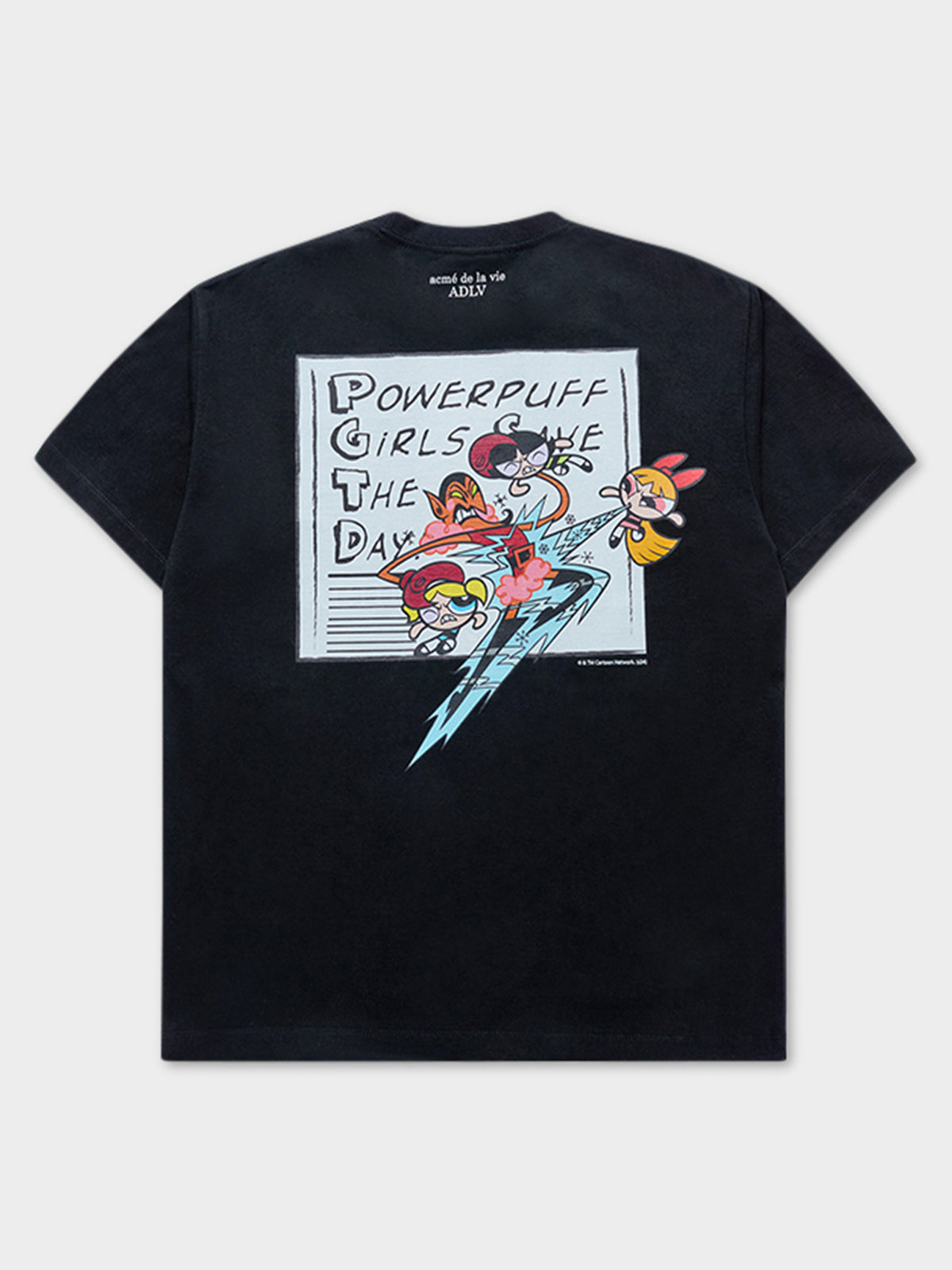 ADLV Power Puff Girls Save The Day Tee | Black